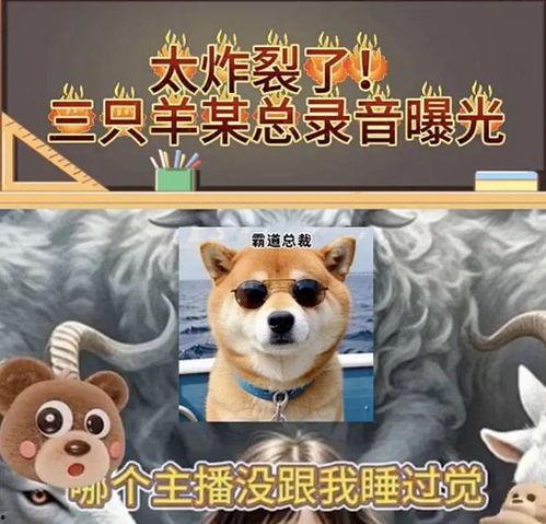 三只羊吃瓜事件视频,一场意外的网络狂欢
